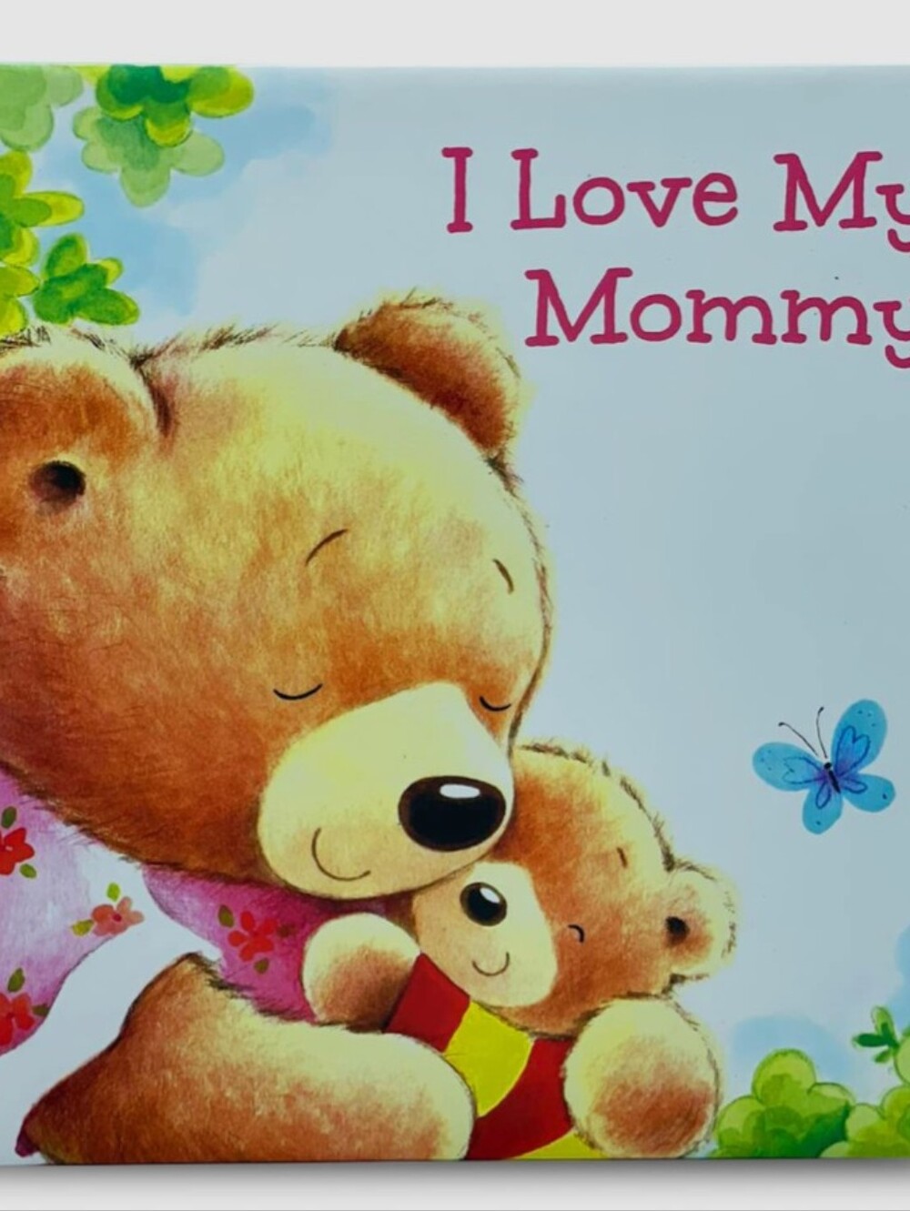 🌞4/20$ I Love My Mommy Plush Bear Wall Art - Brown Plush Bear Design
